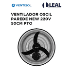 VENTILADOR OSCILANTE PAREDE MONTA FÁCIL 220V 50CM