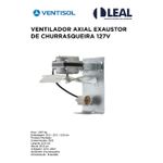 VENTILADOR AXIAL EXAUSTOR DE CHURRASQUEIRA 127V VENTISOL