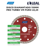 DISCO DIAMANTADO 110 PRO TURBO VERMELHO