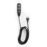 EXTENSÃO 2P+T 10A 5METROS PRETO 3 TOMADAS INTELBRAS