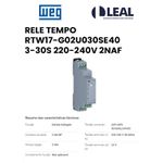 RELE FALTA FASE RTW17-G02U030SE40 3-30S 200-240V 2NAF WEG
