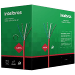 CABO DE REDE IMPACT GIGA CAT.6E VM 305M INTELBRAS