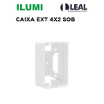 Caixa de Sobrepor 4×2 Branco ILUMI