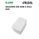 QUADRO DE SOBREPOR 2 DISJUNTORES DIN ILUMI