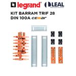 KIT BARRAMENTO TRIFÁSICO 100A PARA 28 MÓDULOS DIN 904382N CEMAR