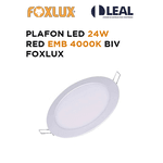 PPLAFON LED 24W REDONDO EMB 4000K BIV FOXLUX
