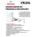 ANUNCIADOR DE PRESENCA DIN DON - BIV QUALIWATT