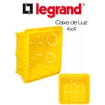 CAIXA LUZ PLAST. EMB 4X4 AMARELA - LEGRAND