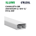 CANALETA BR 20X10X2M C/ DIV C/ FITA IMP ILUMI