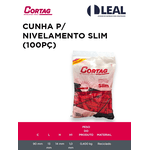 CUNHA PARA NIVELAMENTO SLIM (100 PEÇAS) CORTAG