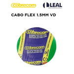 CABO FLEX 1.5MM VERDE COBRECOM