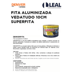 FITA ALUMINIZADA VEDATUDO 10CM SUPERFITA 