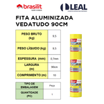 FITA ALUMINIZADA VEDATUDO 90CM BRASILIT