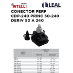 CONECTOR PERF CDP-240 PRINC 50-240 DERIV 50 A 240 INTELLI