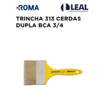 TRINCHA 312 CERDAS DUPLA BRANCA 3/4 ROMA