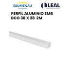 PERFIL ALUMÍNIO EMBUTIDO BRANCO 36 X 28 2M BLUMENAU