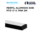 PERFIL ALUMINIO SOB PTO 17 X 7MM 3M BLUMENAU 411735-01