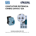 CONTATOR CWB12 24VCC 12A WEG