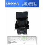 COMUTADORA MANOPLA CURTA LK-ED33 3 POS FIXAS 2NA LUKMA