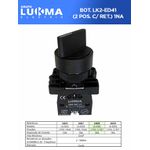 COMUTADORA MANOPLA CURTA LK-ED41 2 POS C/ RETORNO 1NA LUKMA 14018
