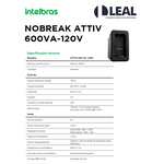 NOBREAK ATTIV 600VA-120V
