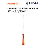 CHAVE DE FENDA CR-V PT IMA 1/8X4" FOXLUX 46.03