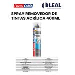SPRAY REMOVEDOR DE TINTAS ACRILICA 400ML CHEMICOLOR 0680194