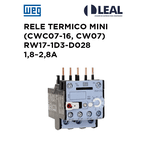 RELE TERMICO MINI (CWC07-16, CW07) RW17-1D3-D028 1,8~2,8A WEG