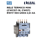 RELE TERMICO MINI (CWC07-16, CW07) RW17-1D3-U004 2,8~4A WEG
