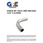 CURVA 90º GALVANIZADO PRE ZINCADO 1.1/2" CRVPZN0109