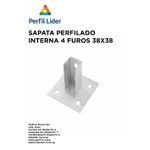 SAPATA PERFILADO INTERNA 4 FUROS 