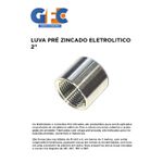 LUVA PRE ZINCADO ELETROLITICO 2" 