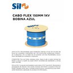 CABO FLEX 150MM AZUL 0,6 - 1KV SIL BOBINA 