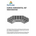 CURVA HORIZONTAL 90º 100X100 