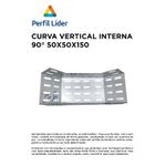 CURVA VERTICAL INTERNA 90° 50X50 