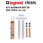 KIT BARRAMENTO BIFÁSICO 100A PARA 28 MÓDULOS DIN 904386N CEMAR