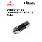 CONECTOR DE COMPRESSAO RG6 DE ALTA