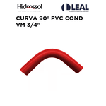 CURVA 90º PVC COND VERMELHA 3/4