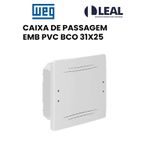 CAIXA DE PASSAGEM PVC BRANCO 31X25 WEG 