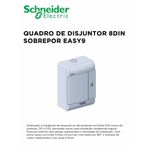 QUADRO DE DISJ 8DIN SOB EASY 9