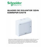 QUADRO DE DISJ 12DIN SOB EASY 9
