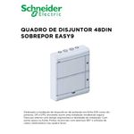 QUADRO DE DISJ 48DIN SOB EASY 9