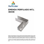 EMENDA PARA PERFILADO INTERNA L 38X38 