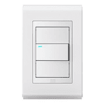PLACA 4X2 3 MOD BRANCO ALTO BRILHO REFINATTO PREMIUM 