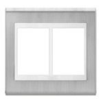 PLACA 4X4 6 MOD BCO/ACO ESCOVADO CONCEPT REFINATTO