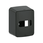 CAIXA SOBREPOR COM TAMPA PRETO 1 POSTO COMPOSE WEG 