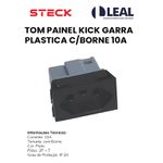 TOM PAINEL KICK GARRA PLASTICA C/ BORNE 10A STECK