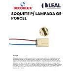 SOQUETE PARA LÂMPADA G9 PORCEL DECORLUX