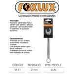 CHAVE COMBINADA 21MM FOXLUX 