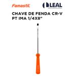 CHAVE DE FENDA CR-V PT IMA 1/4X8" FOXLUX 